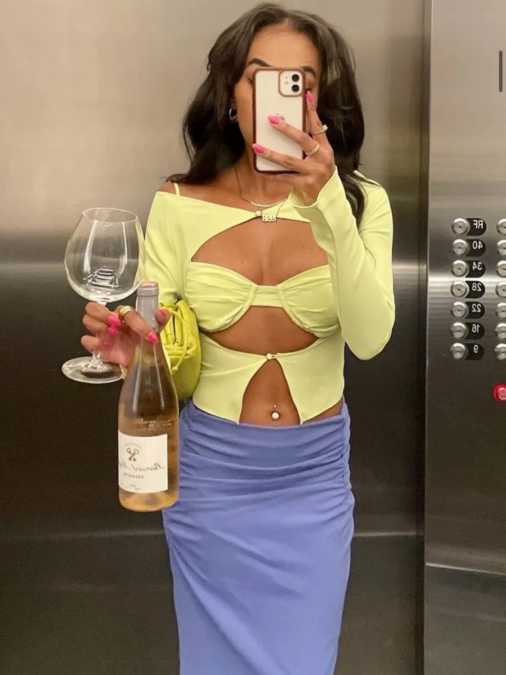 Mistress Rocks ‘Jubilant’ Green Top